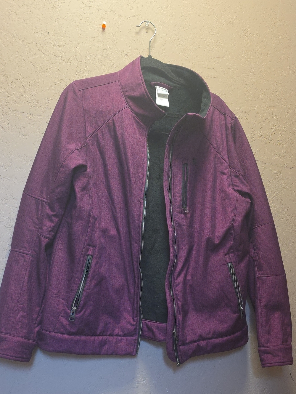 CINCH Sz L Women’s Plum ZipFront Jacket, Concealed Carry Inner Pocket, EUC #2627
